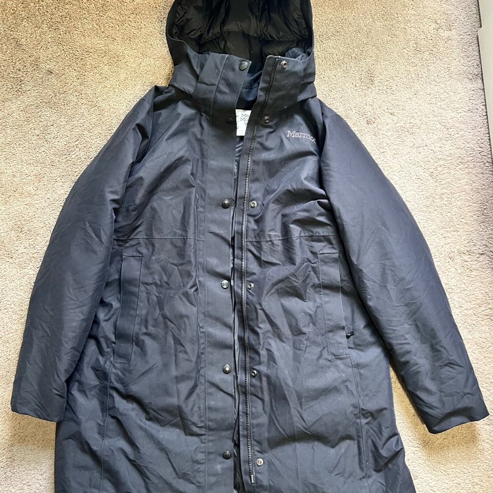 Marmot Black Ski Jacket Insulated Weather-Resistant